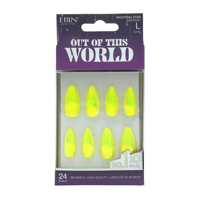 EBIN Press-On Nails Out Of This World - Shooting Star #N3DO001 Long