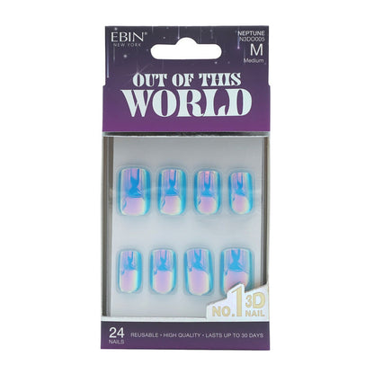 EBIN Press-On Nails Out Of This World - Neptune #N3DO005 Medium