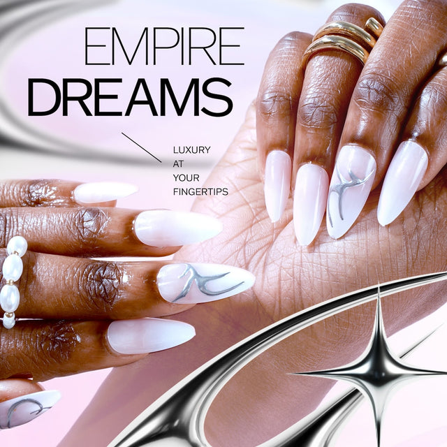 EBIN Press-On Nails Empire Dreams #N3DE004 X-Long
