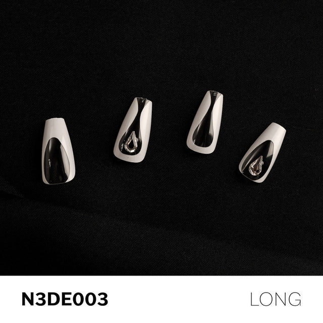EBIN Press-On Nails Empire Dreams #N3DE003 Long