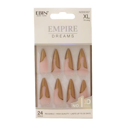 EBIN Press-On Nails Empire Dreams #N3DE007 X-Long