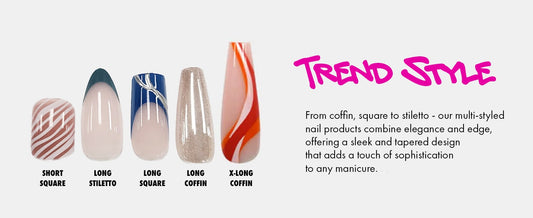 EBIN Press-On Nails Brooklyn Hottie #N3DB006 Long