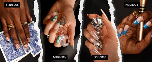 EBIN Press-On Nails Brooklyn Hottie #N3DB004 X-Long