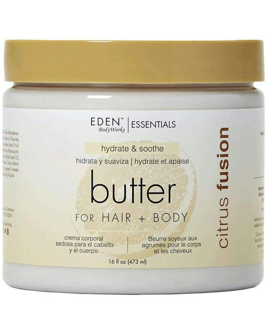 EDEN Bodyworks Citrus Fusion Hair + Body Butter - Beautiful Black Hair