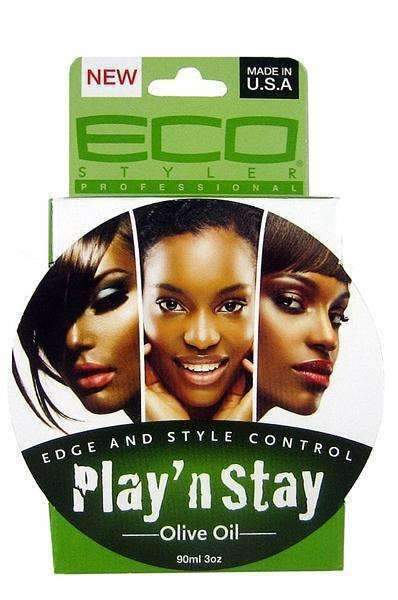 Eco Style Play 'n Stay Olive Oil Edge & Style Control - Beautiful Black Hair