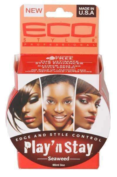 Eco Style Play 'n Stay Seeweed Edge & Style Control - Beautiful Black Hair