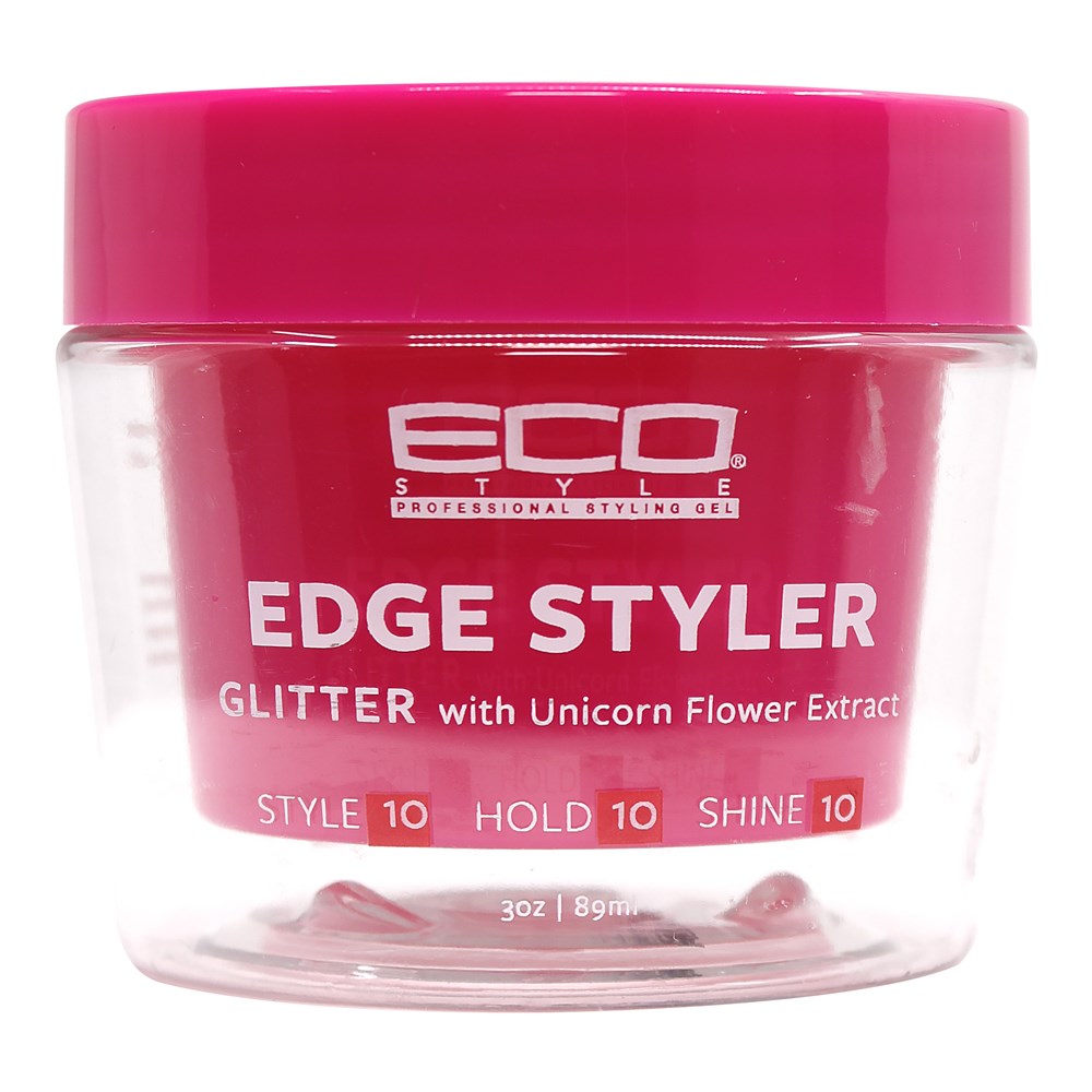 Eco Style Edge Styler Glitter with Unicorn Flower Extract