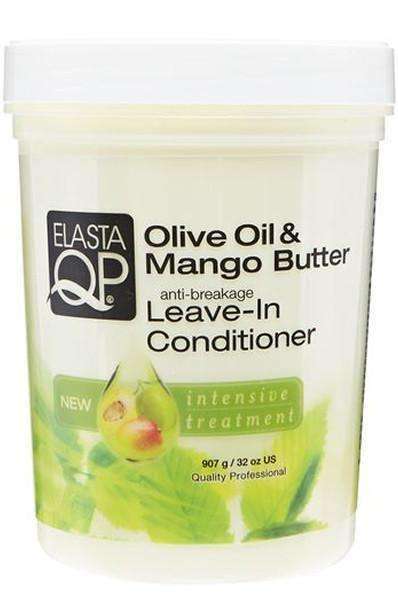 Elasta QP Olive Oil & Mango Butter Anti-Breakage Leave-In Conditioner 32oz - Beautiful Black Hair