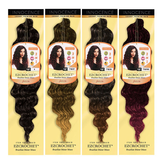 EZBRAID Ezcrochet Brazilian Water Wave Braid 18"