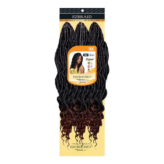 EZBRAID Ezcrochet 3X Bohemian Locs 18"