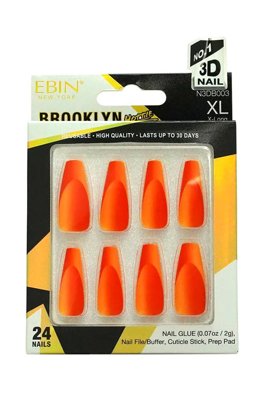 EBIN Press-On Nails Brooklyn Hottie XL #N3DB003