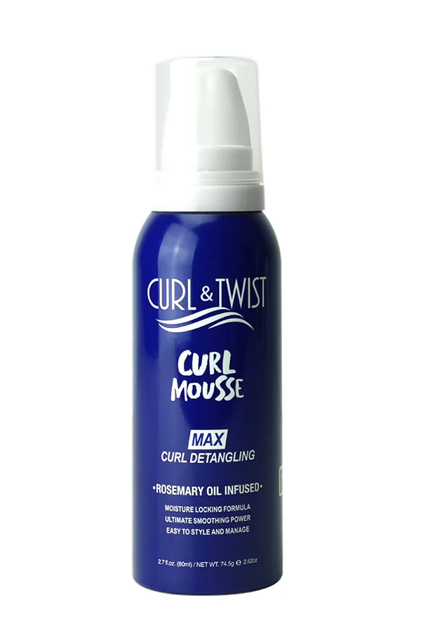 EBIN Curl & Twist Curl Mousse - Max Curl Detangling 2.7oz