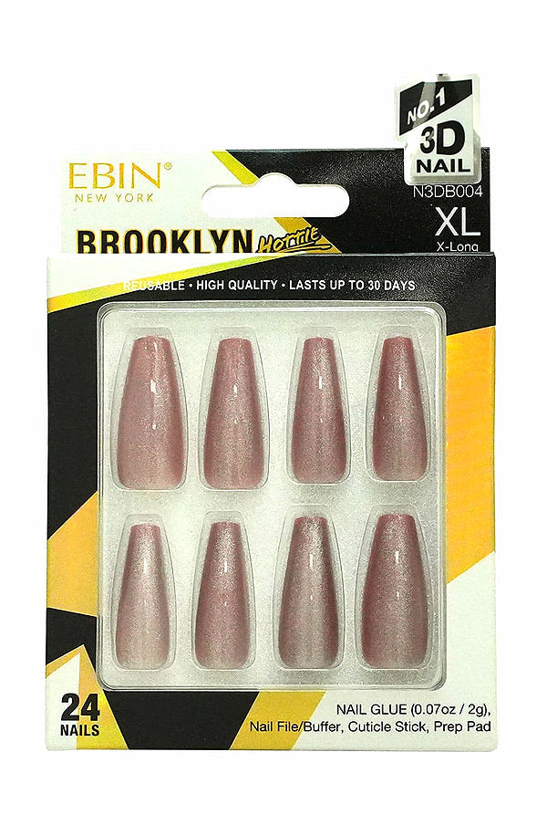 EBIN Press-On Nails Brooklyn Hottie XL #N3DB004