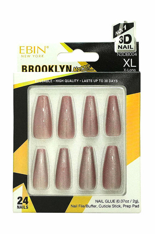 EBIN Press-On Nails Brooklyn Hottie XL #N3DB004