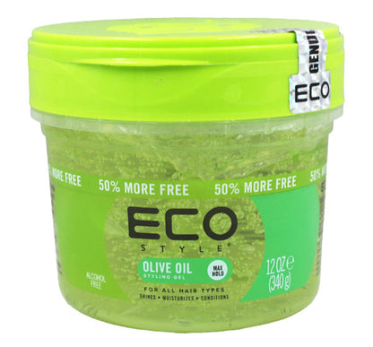 Eco Style Olive Oil Styling Gel 12oz Bonus