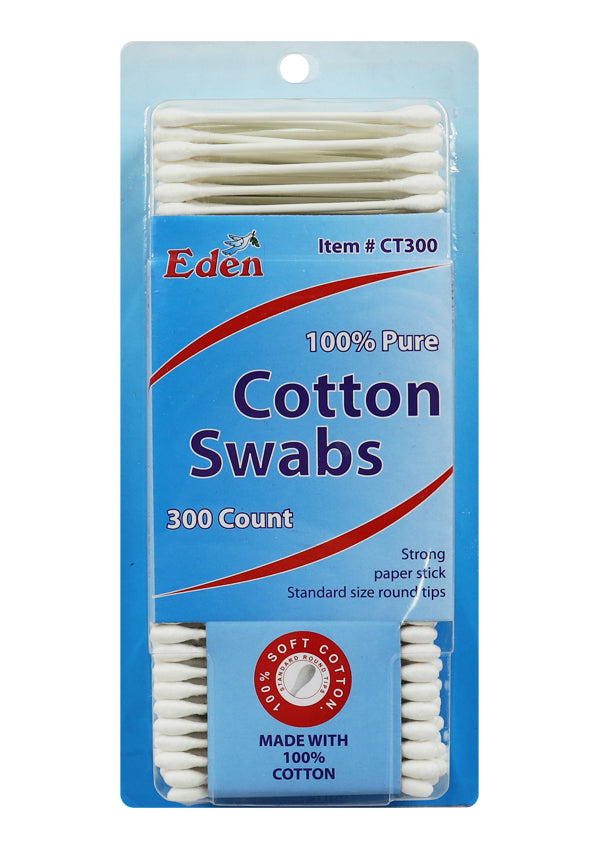 Eden Cotton Swabs 300 Count