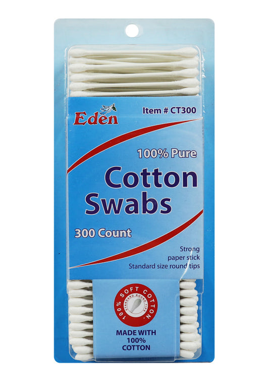 Eden Cotton Swabs 300 Count