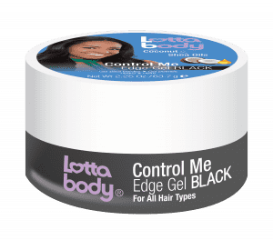 Lottabody Coconut & Shea Oils Control Me Edge Gel Black - Beautiful Black Hair