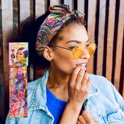 Touch Down Edge Scarf - Navy - Dollar Deals