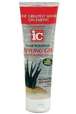 Fantasia Hair Polisher Styling Gel w/ Sparkle Lites 8.7oz - Beautiful Black Hair