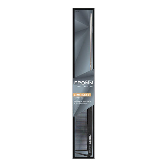 FROMM Limitless 9" Carbon Pin Tail Comb