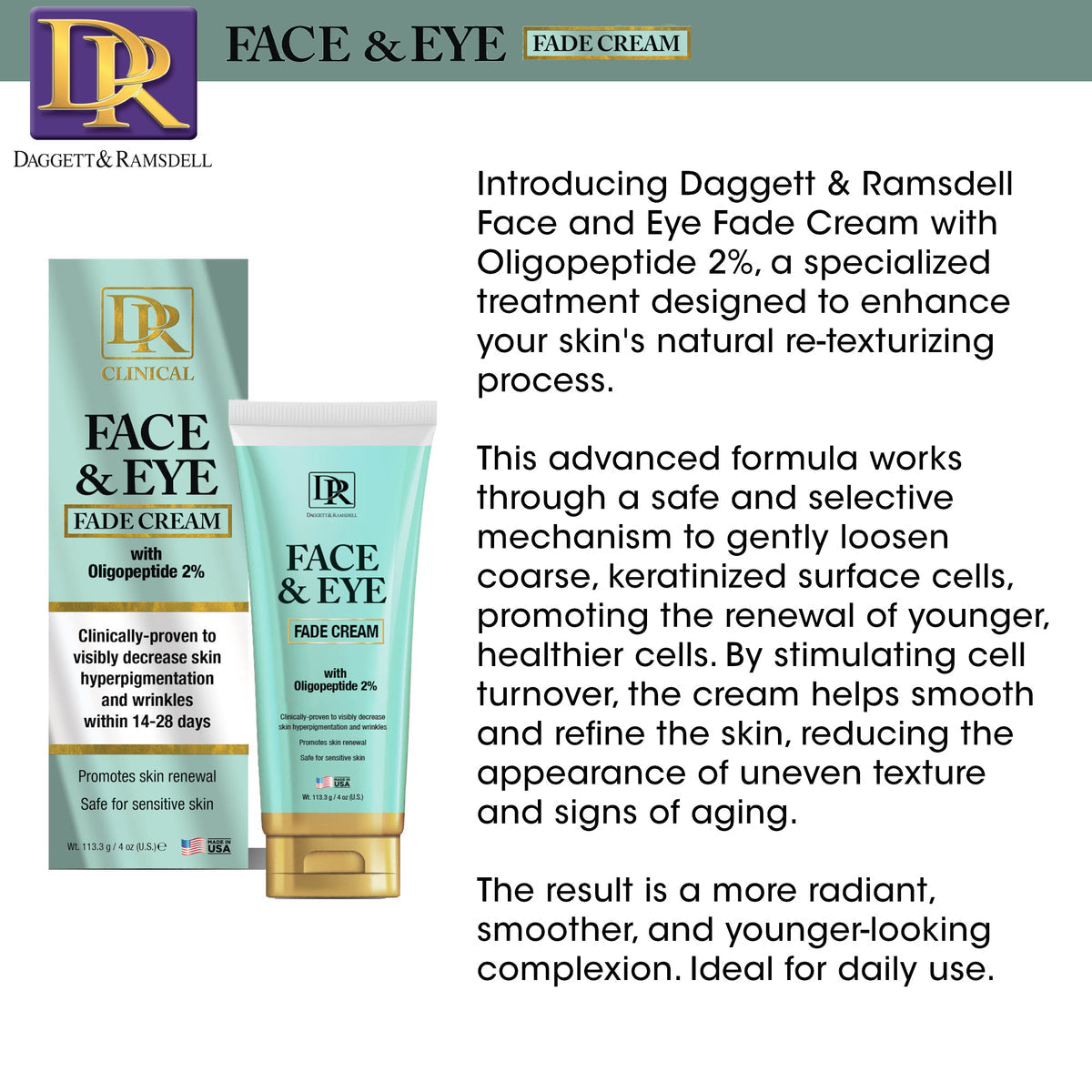D&R Face & Eye Fade Cream