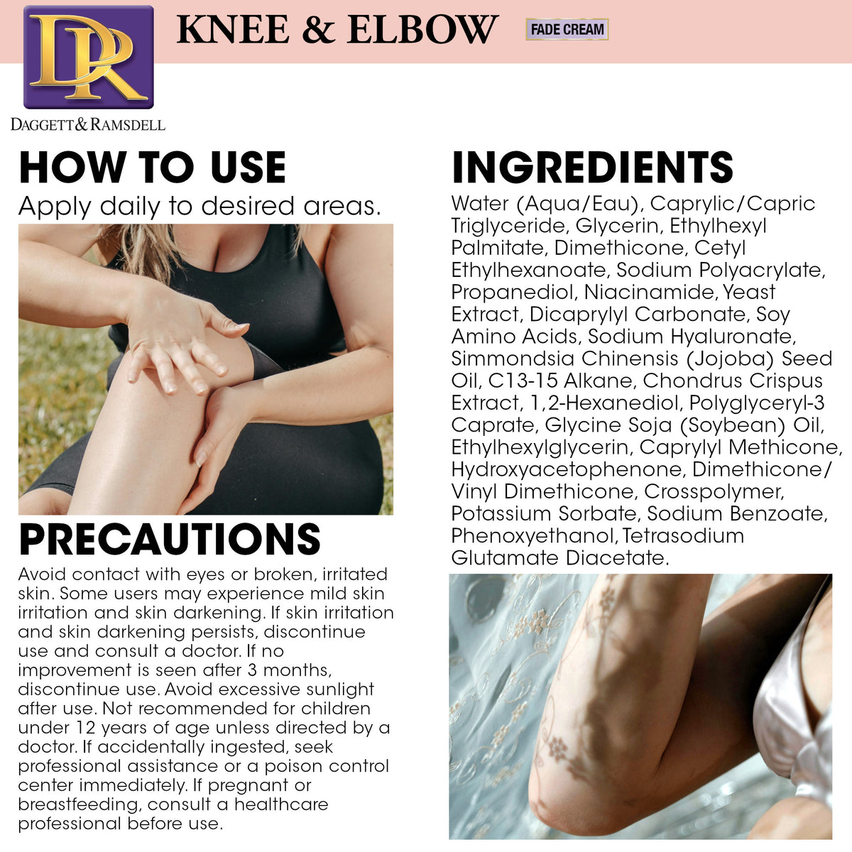 D&R Knee & Elbow Fade Cream