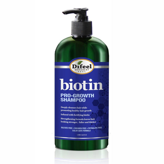 Difeel Biotin Pro-Growth Shampoo 33.8oz - Beautiful Black Hair