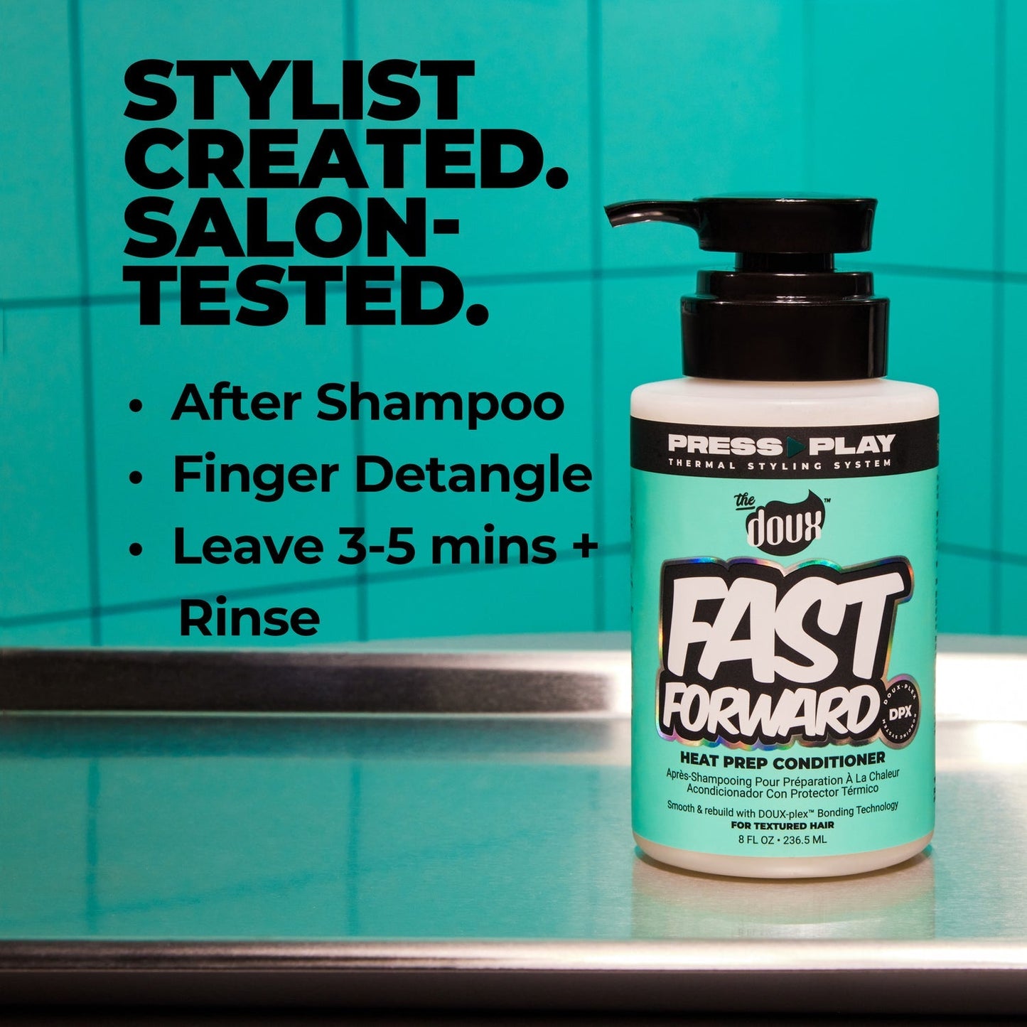 The Doux Press Play Forward Heat Prep Conditioner