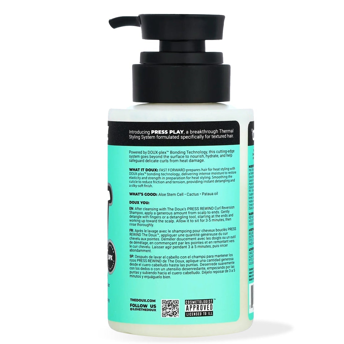 The Doux Press Play Forward Heat Prep Conditioner