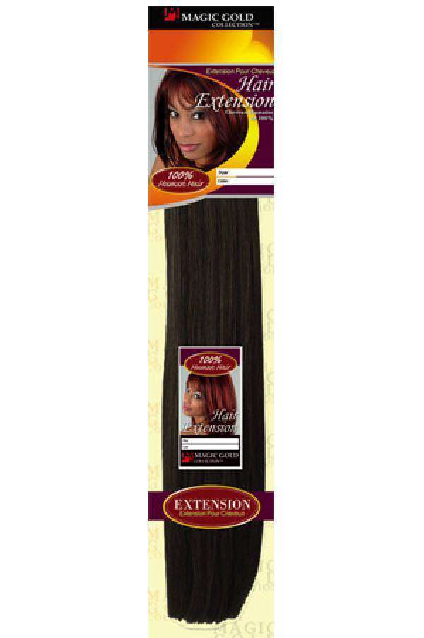 Magic Gold 100% Human Fusion Hair Extensions 18" 50pcs - Beautiful Black Hair