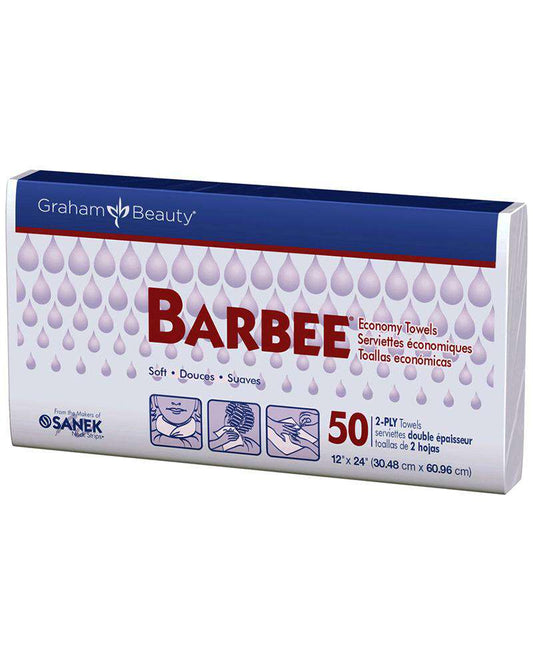 Graham Beauty Barbee 2-Ply Economic Towel (12inch x 24inch) - Beautiful Black Hair