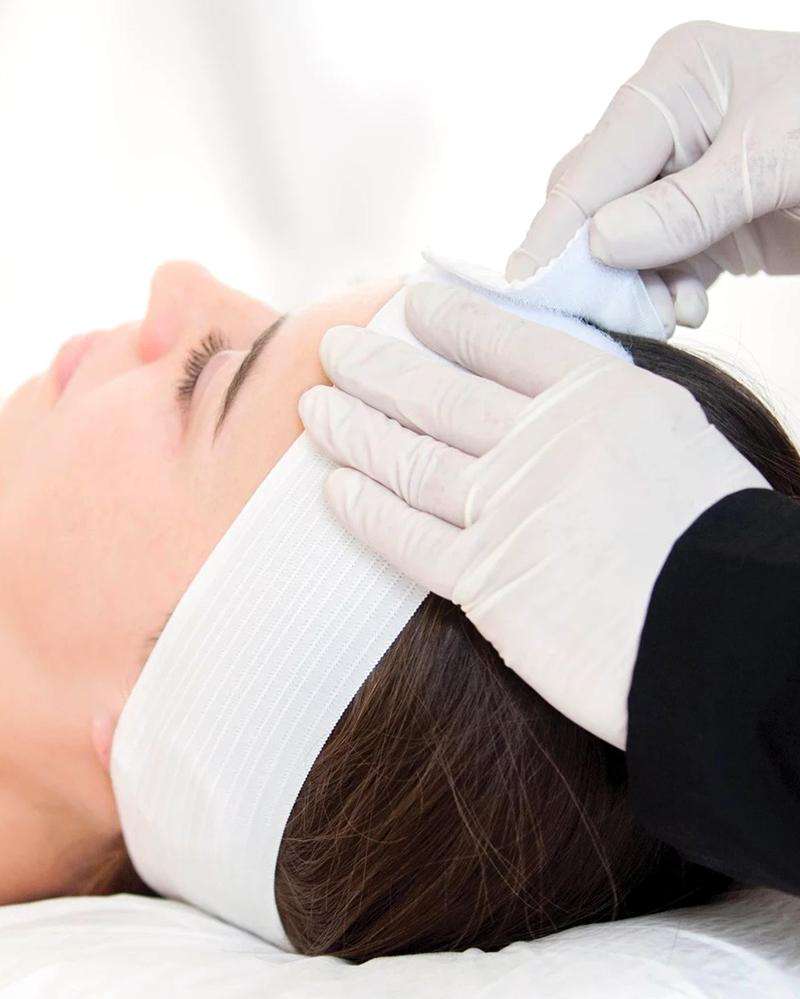Graham Beauty Spa Essentials Headbands Lycra with Velcro Closure - Beautiful Black Hair