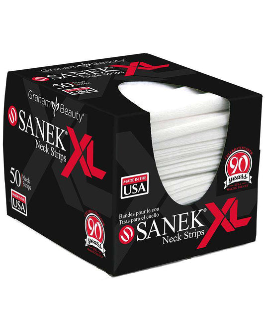 Graham Beauty Sanek Neck Strips XL (3.5inch x 25.5inch) - Beautiful Black Hair