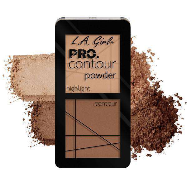 L.A. Girl PRO Contour Powder - Medium - Beautiful Black Hair