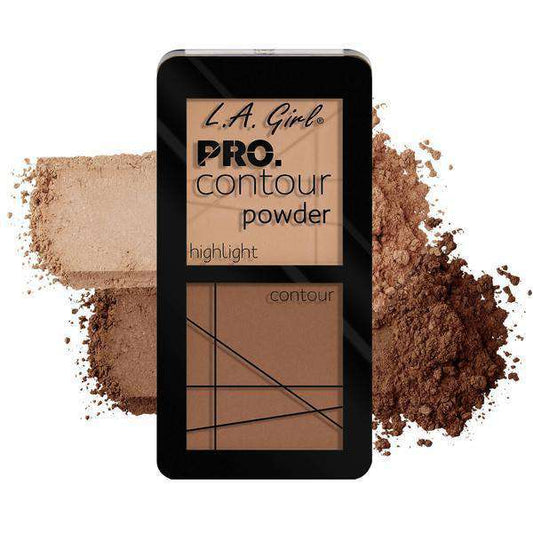 L.A. Girl PRO Contour Powder - Medium - Beautiful Black Hair