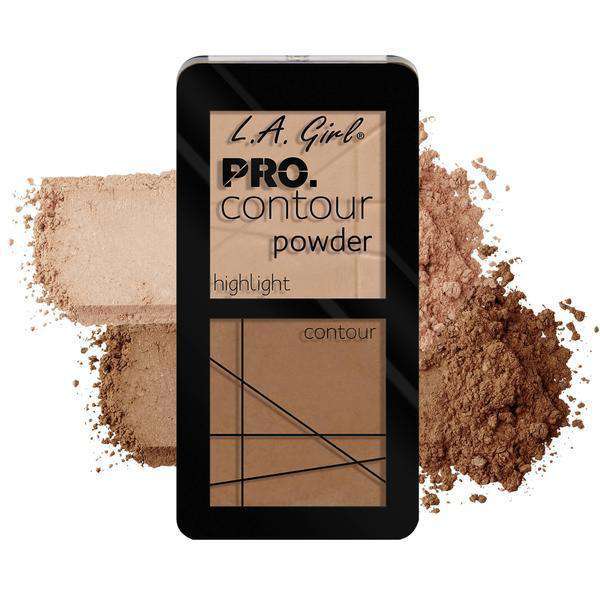 L.A. Girl PRO Contour Powder - Highlighter/Bronzer - Beautiful Black Hair