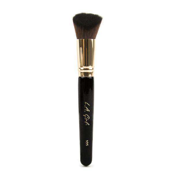 L.A. Girl Angled Face Brush - Beautiful Black Hair