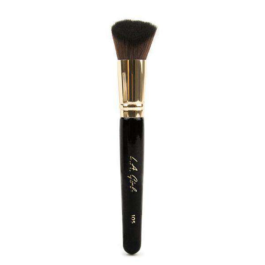 L.A. Girl Angled Face Brush - Beautiful Black Hair