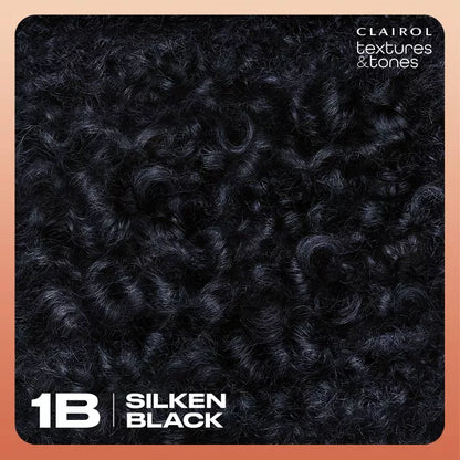 Clairol Textures & Tones Hair Color - 1B Silken Black