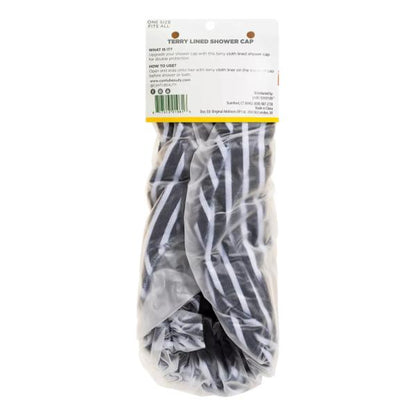 Cantu Terry Cloth Lined Shower Cap