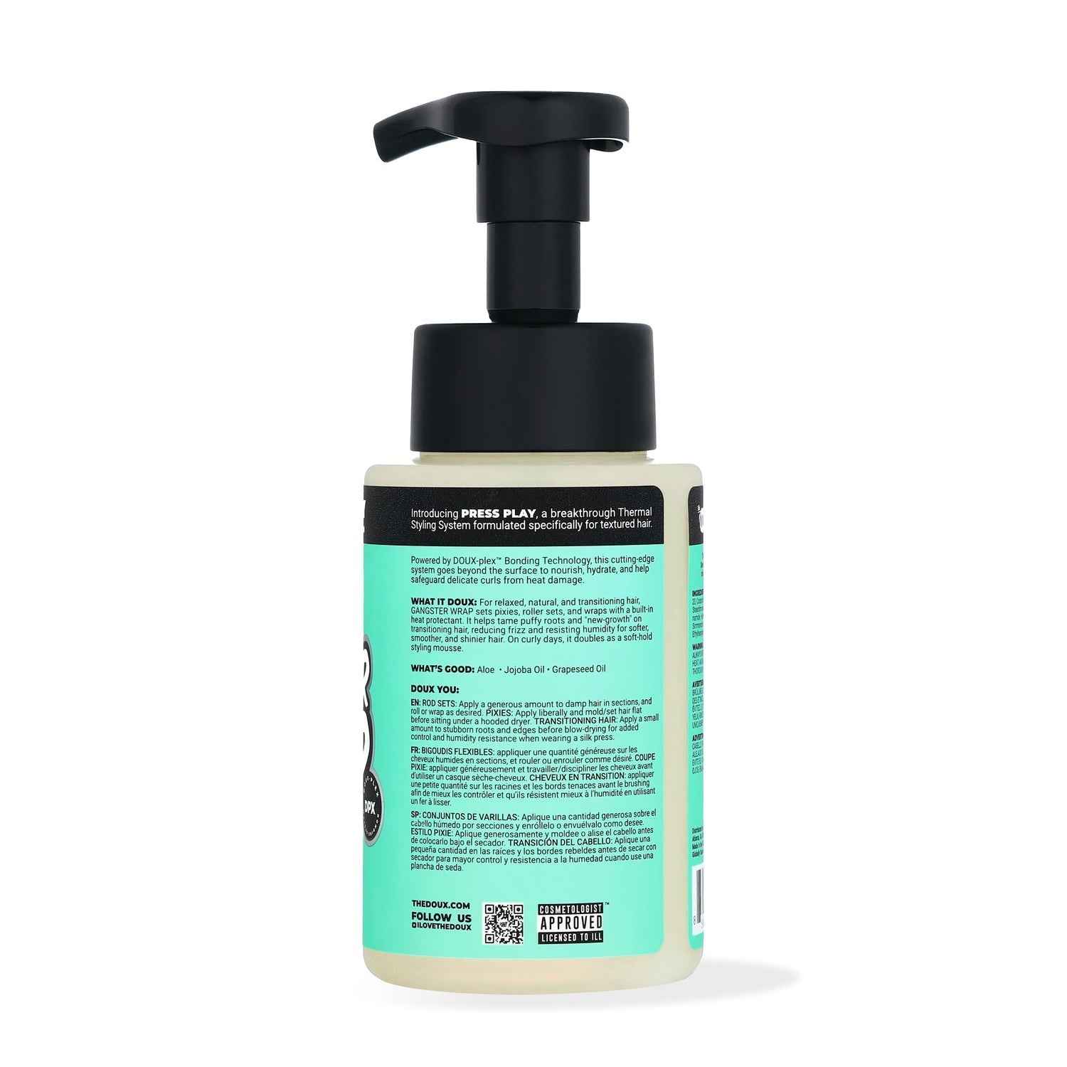 The Doux Gangster Wrap Foaming Wrap Lotion