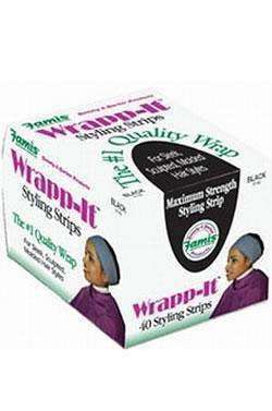 Wrap-It 40 Styling Strips Black #37150 - Beautiful Black Hair