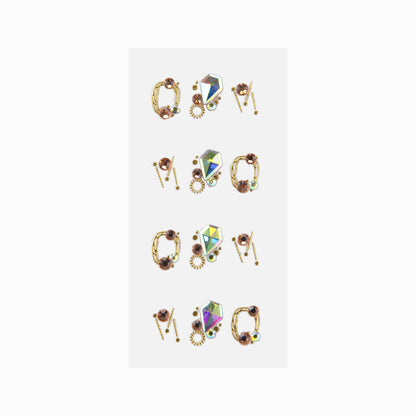 Nicka K Gemstone Nail Stickers - NSGM05