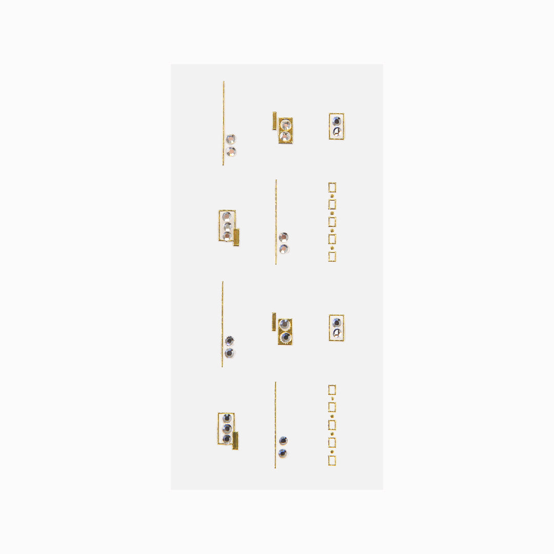 Nicka K Gemstone Nail Stickers - NSGM10