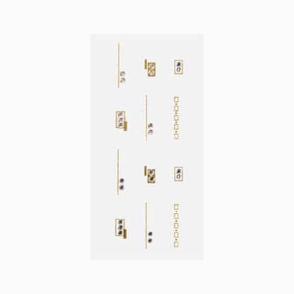 Nicka K Gemstone Nail Stickers - NSGM10