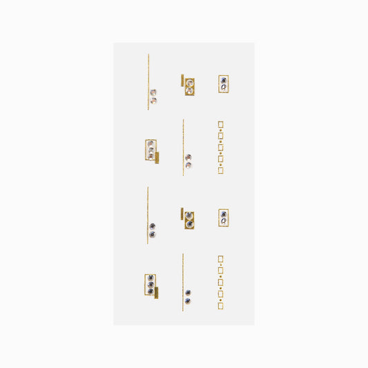 Nicka K Gemstone Nail Stickers - NSGM10