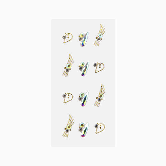 Nicka K Gemstone Nail Stickers - NSGM11