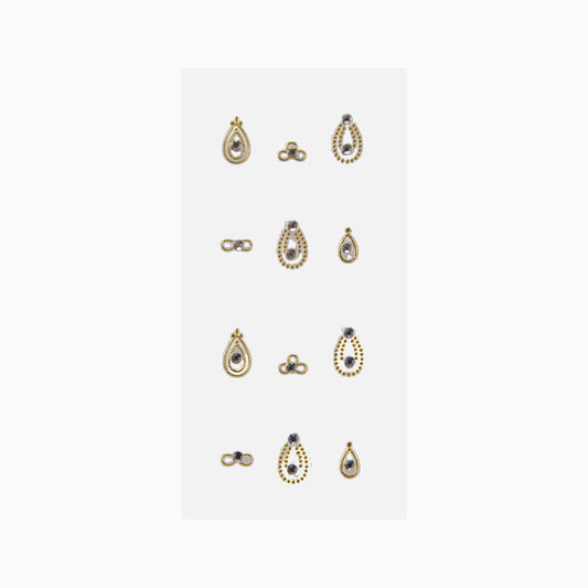Nicka K Gemstone Nail Stickers - NSGM12