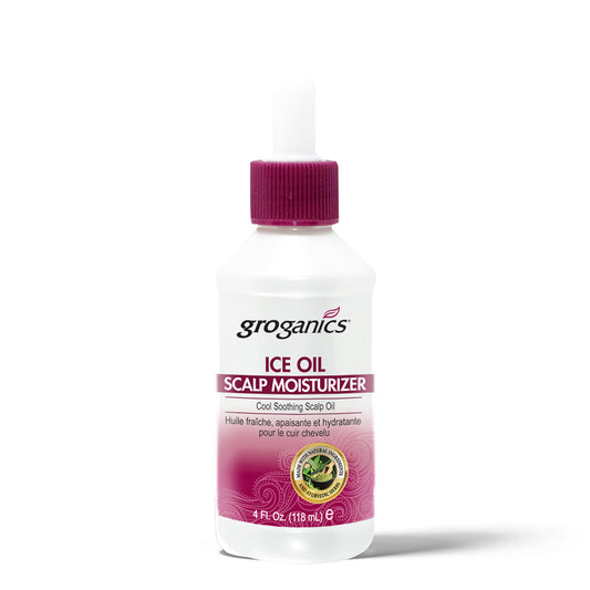 GroGanics Ice Oil Scalp Moisturizer 4oz - Beautiful Black Hair